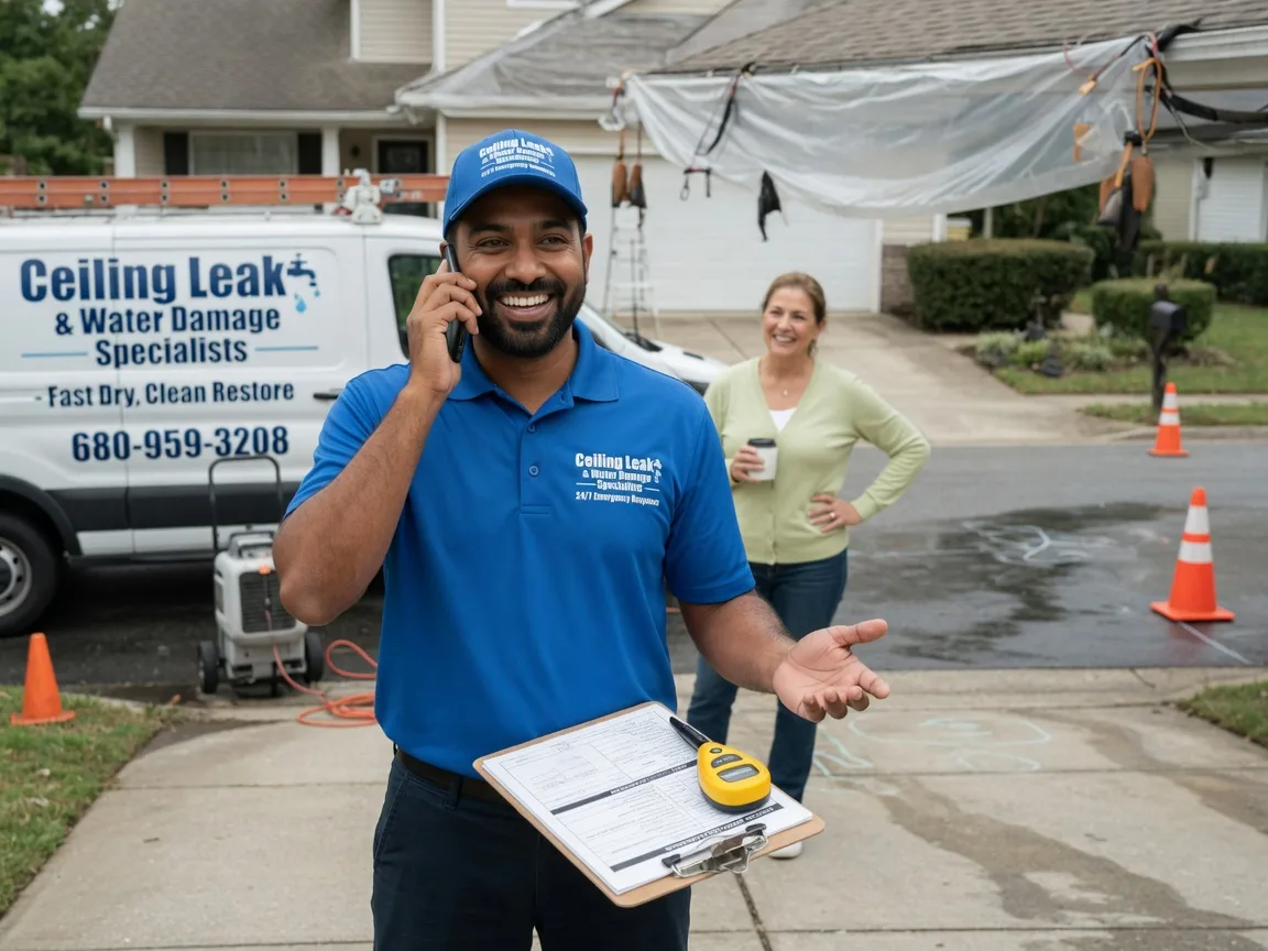 Ceiling Leak Cleanup Omaha, TX FAQs